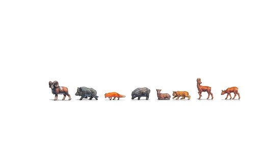 Waldtiere, 3D-Farbdruck