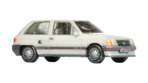 Opel Corsa A weiß, 3D-Master