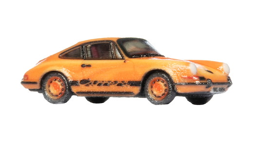 Porsche 911 orange, 3D-Master