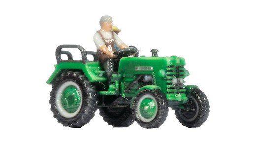 Traktor McCormick D-grün, 3D-Master