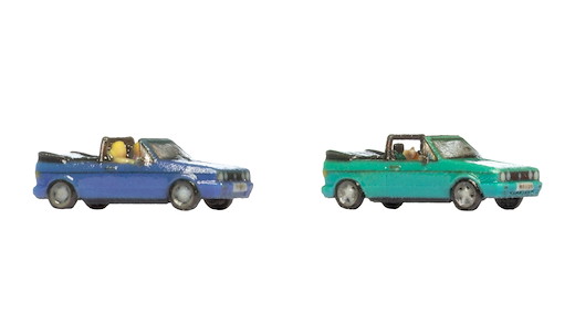 VW Golf 1 Cabriolet 2 Stück, 3D-Master