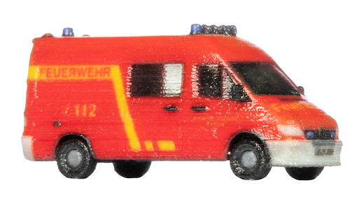 Feuerwehr MB Sprinter rot, 3D-Master