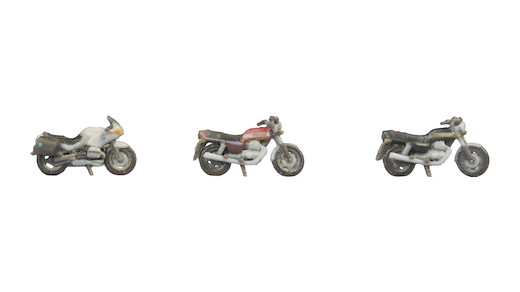 Motorräder, 3D-Farbdruck