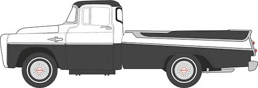 Dodge D100 Pickup met/whi