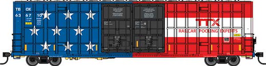 60' HC HP Boxcar TTX 63671