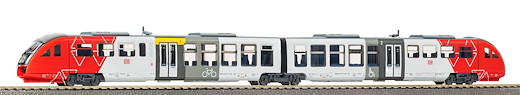 Sound-Dieseltriebwagen "Desiro" Saarlandbahn DB AG VI Wechselstromversion, inkl. PIKO Sound-Decoder