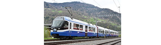 RhB ABe 4/16 3165 „Weissfluh“ VBZ-Design Sound