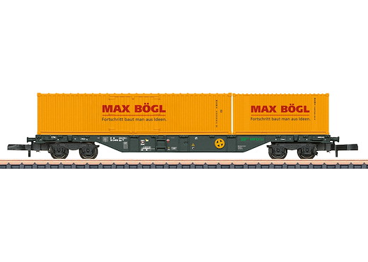 Containertragwagen Sgns mit Containern