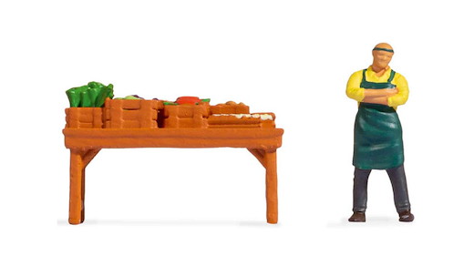 Tiny-Scenes Gemüsestand