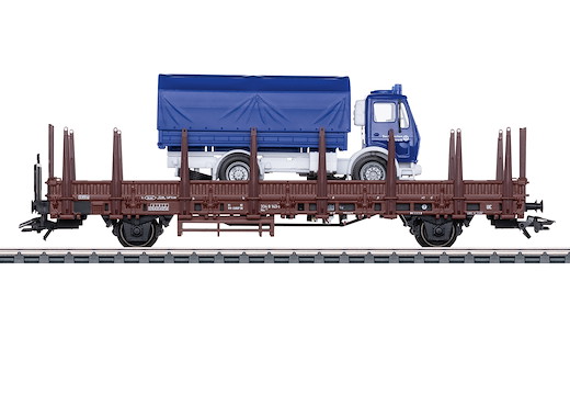 Rungenwagen THW Transport