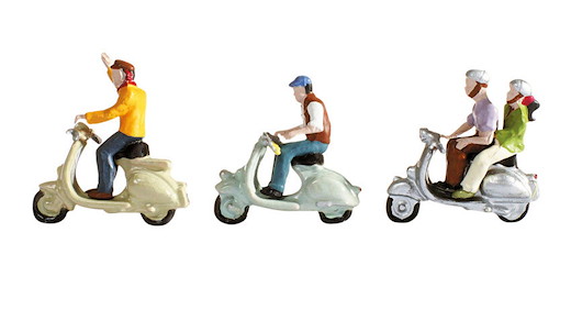 Motorrollerfahrer