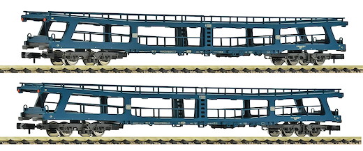 2-tlg. Set: Reisezug-Autotransportwagen, DB