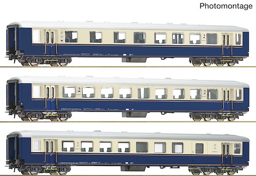 3-tlg. Set: Schlierenwagen, Regiobahn, Privatbahn