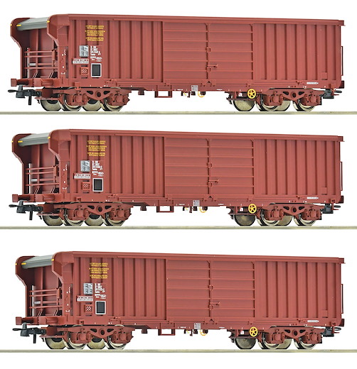 3-tlg. Set: Rolldachwagen, SNCF