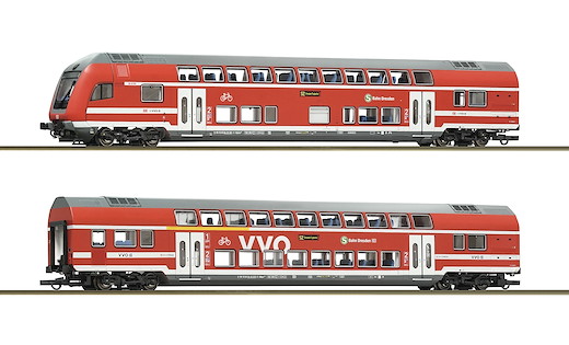 2-tlg. Set: Doppelstockwagen, DB AG
