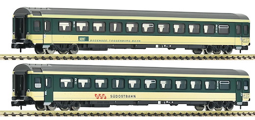 2-tlg. Set 1: Reisezugwagen „Voralpen-Express“, SOB/BT