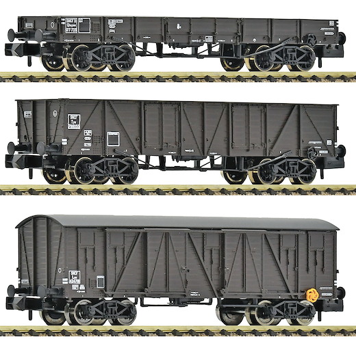 3-tlg. Set: Güterwagen, SNCF