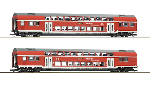 2-tlg. Set: Doppelstockwagen, DB AG