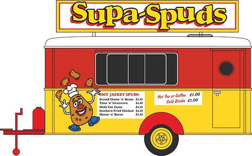 Mobile Trailer Supa Spuds