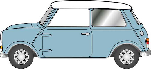 Austin Mini Speedwell blu