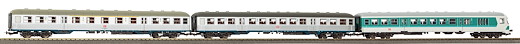 3er Set Personenwagen Nahverkehr DB AG V