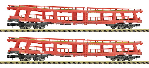 2-tlg. Set: Reisezug-Autotransportwagen, ÖBB