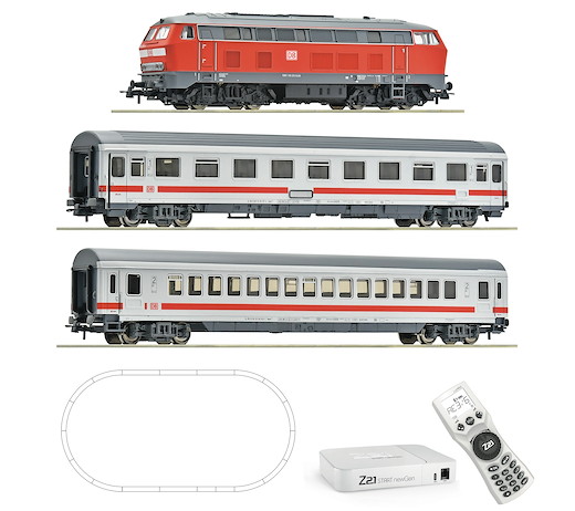 Z21 START newGen Digitalset: Diesellokomotive BR 218 (ROCO LINE, Z21 multiMAUS), DB AG