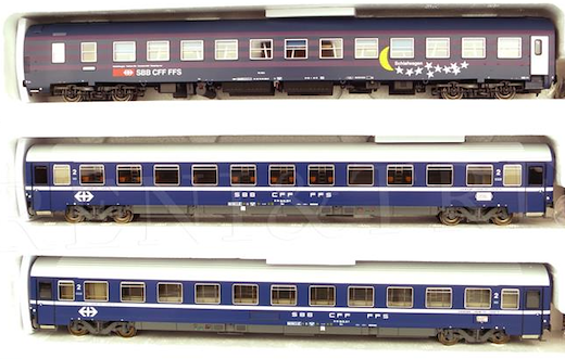 SBB/FS 3er Set EN 313 Basel Roma Ep V
