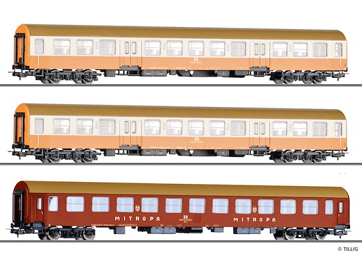 Reisezugwagenset „Museums-Städteexpress Erfurter Bahnservice GmbH“ Teil 2