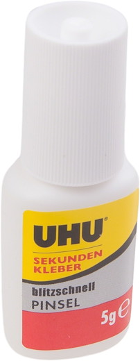 UHU Sekundenkleber mit Pinselapplikator 5 Gramm