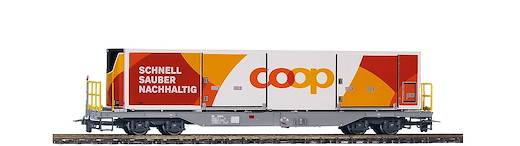 RhB Sb 65615 Klimacontainerwagen "Coop"