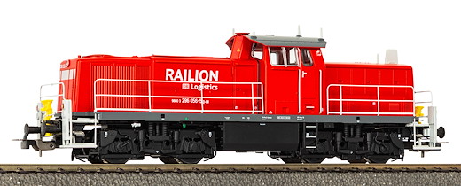 Sound-Diesellok BR 296 Railion VI Wechselstromversion, inkl. PIKO Sound-Decoder, Privatbahn