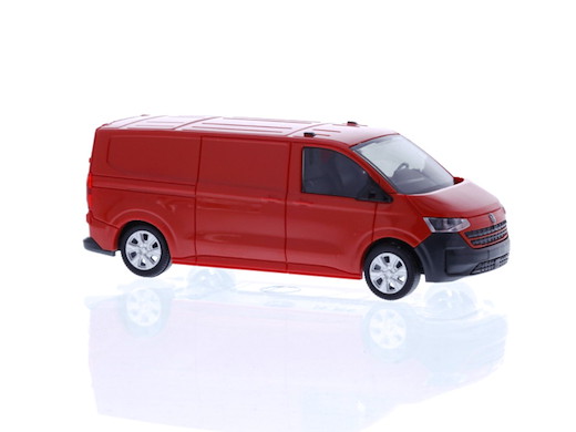 VW Transporter T7 Kasten LR FD intensive red