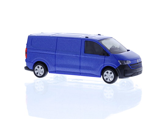 VW e-Transporter T7 Kasten LR FD mid blue metallic