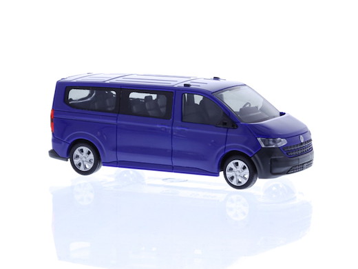 VW e-Transporter T7 Bus LR FD dark indigo blue