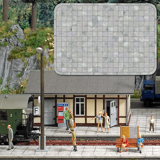 2 Dekoplatten »Gehwegplatten«