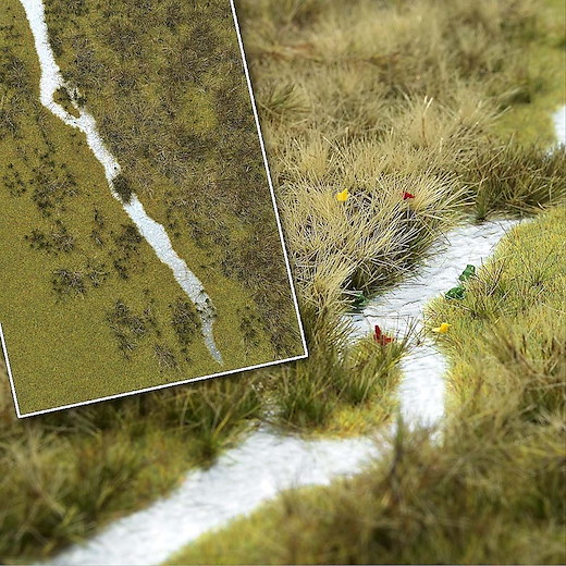 »Groundcover«-Bodendecker: Flusslandschaft