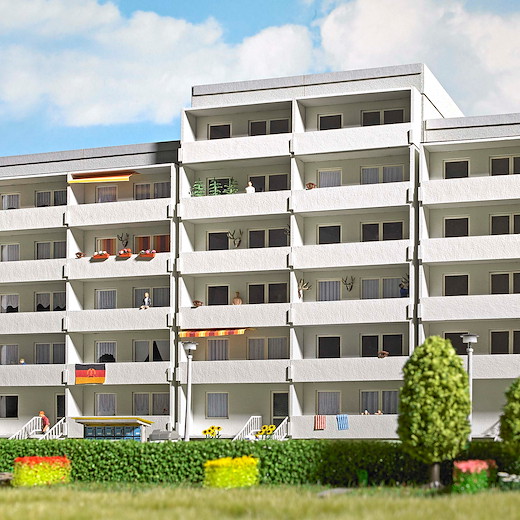 Plattenbau WBS 70 Aufstockung H0