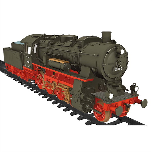 Dampflok BR 56 163 Preußische G8.3 Drei-Zylinder-Maschine (analog)
