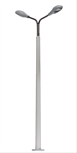 Betonmast mit 2 Leuchten