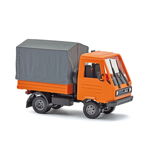 Multicar M26 mit Pritsche/Plane, Orange