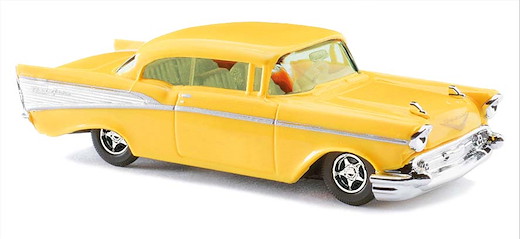 AUSVERKAUFT: Chevrolet Bel Air '57, Gelb