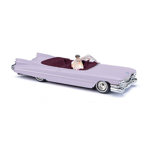 Cadillac Eldorado, Cabrio offen mit Fahrer und Beifahrerin