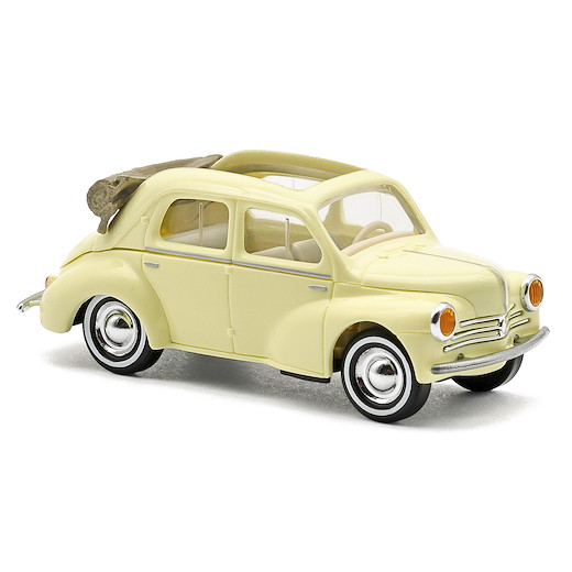 Renault 4 CV Cabriolimousine, Gelb