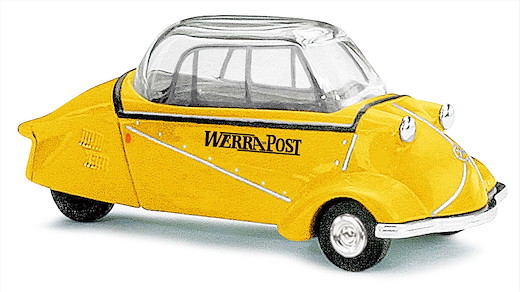 Messerschmitt Kabinenroller KR 200, Werra Post, Gelb