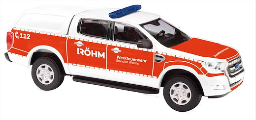 Ford Ranger mit Hardtop, Werkfeuerwehr Röhm Nr. 6