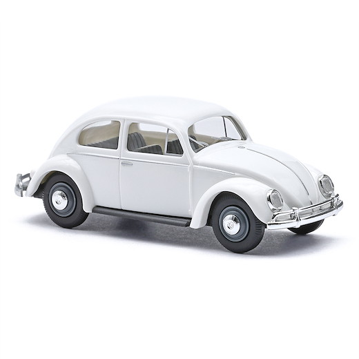 VW Käfer mit Ovalfenster, Weiß