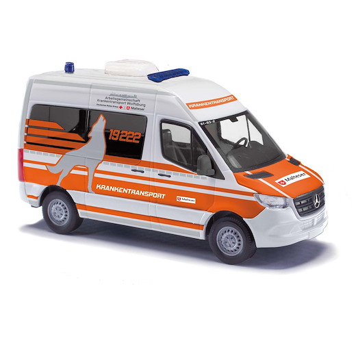 Mercedes-Benz Sprinter Hochdach Bus, kurzer Radstand, Malteser Wolfsburg
