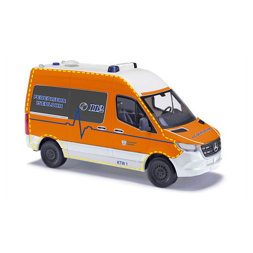 Mercedes-Benz Sprinter kurzer Radstand Hochdach, Feuerwehr Iserlohn