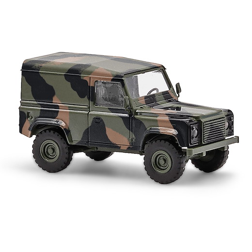 Land Rover Defender 90 Kasten, Camouflage Militär
